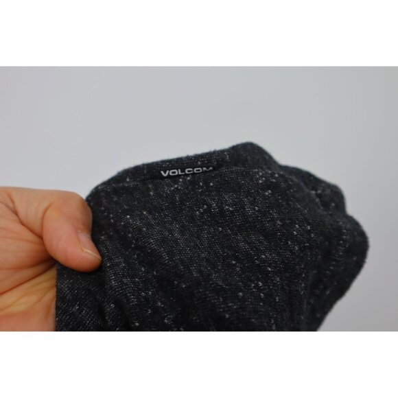 Volcom S/P Women's Knit Hoodie In Black & Red Pit to pit 19 inches Lightweight - Picture 7 of 12